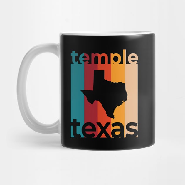 Temple Texas Retro by easytees